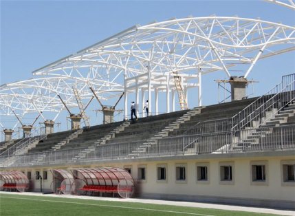 Sumqayıtdakı stadiondan xəbər var